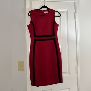 Red Calvin Klein dress (size 8)